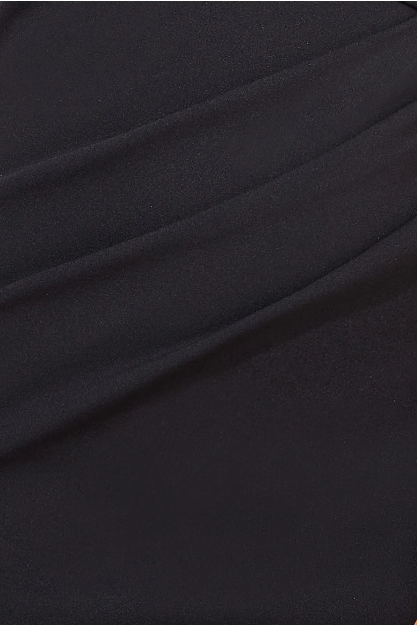 Scuba Crepe Off The Shoulder Midi - Black by Goddiva sold by Goddiva product image thumbnail 4