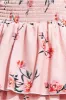 Layered Dipped Hem Floral Maxi - Peach by Goddiva sold by Goddiva