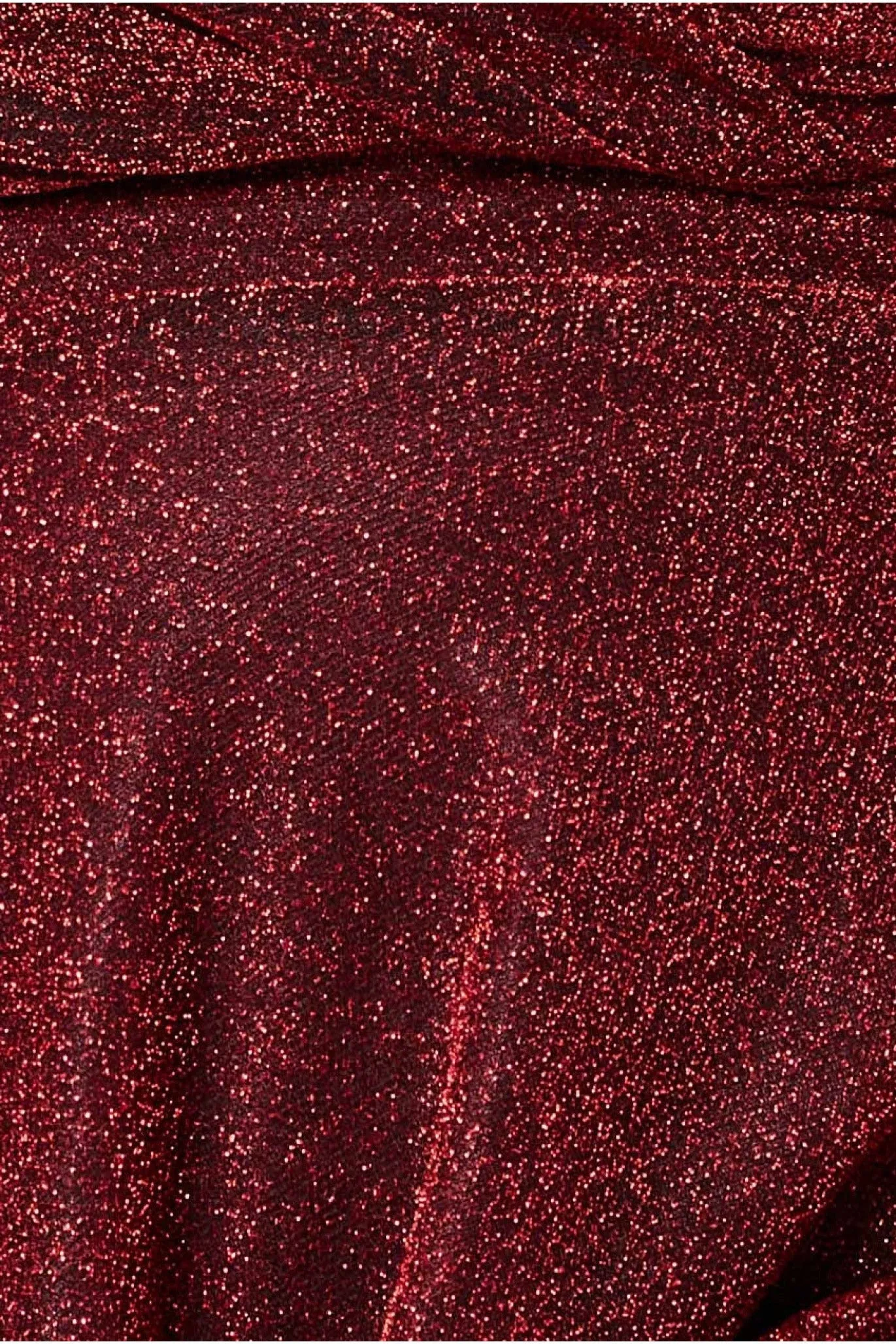 Goddiva Plus Crossover Lurex Glitter Maxi Dress - Wine sold by Goddiva product image thumbnail 4