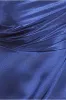 Goddiva Front Split Satin Bandeau Maxi - Navy sold by Goddiva