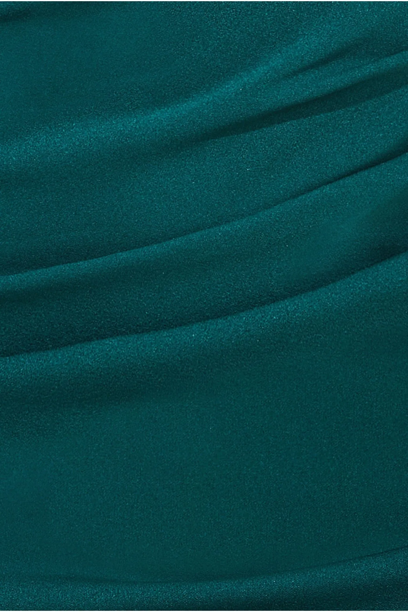 Scuba Crepe Off The Shoulder Midi - Emerald Green by Goddiva sold by Goddiva product image thumbnail 4