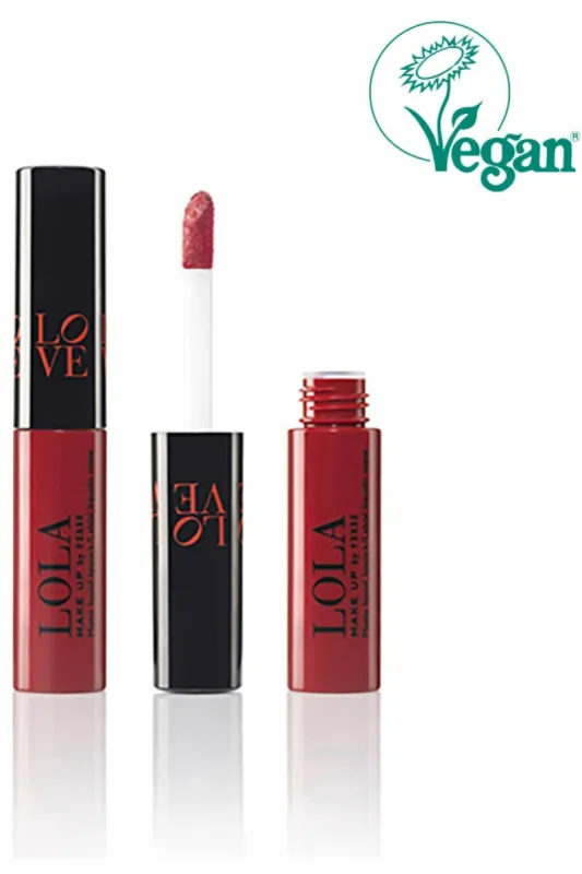 Matte Liquid Lipstick Love Collection - Dirty Red by Lola Make up sold by Goddiva