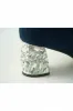 Glitz Shoes Celine Navy Sabatine Glitter Heel Suede Ankle Boot sold by Goddiva