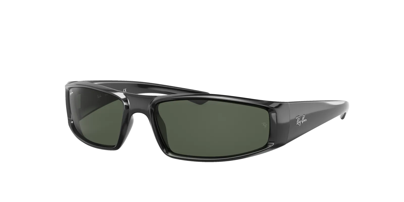 Ray-Ban Unisex Sunglass RB4335 - Rahmenfarbe: Schwarz, Linsenfarbe: G-15 Grün sold by Sunglass Hut
