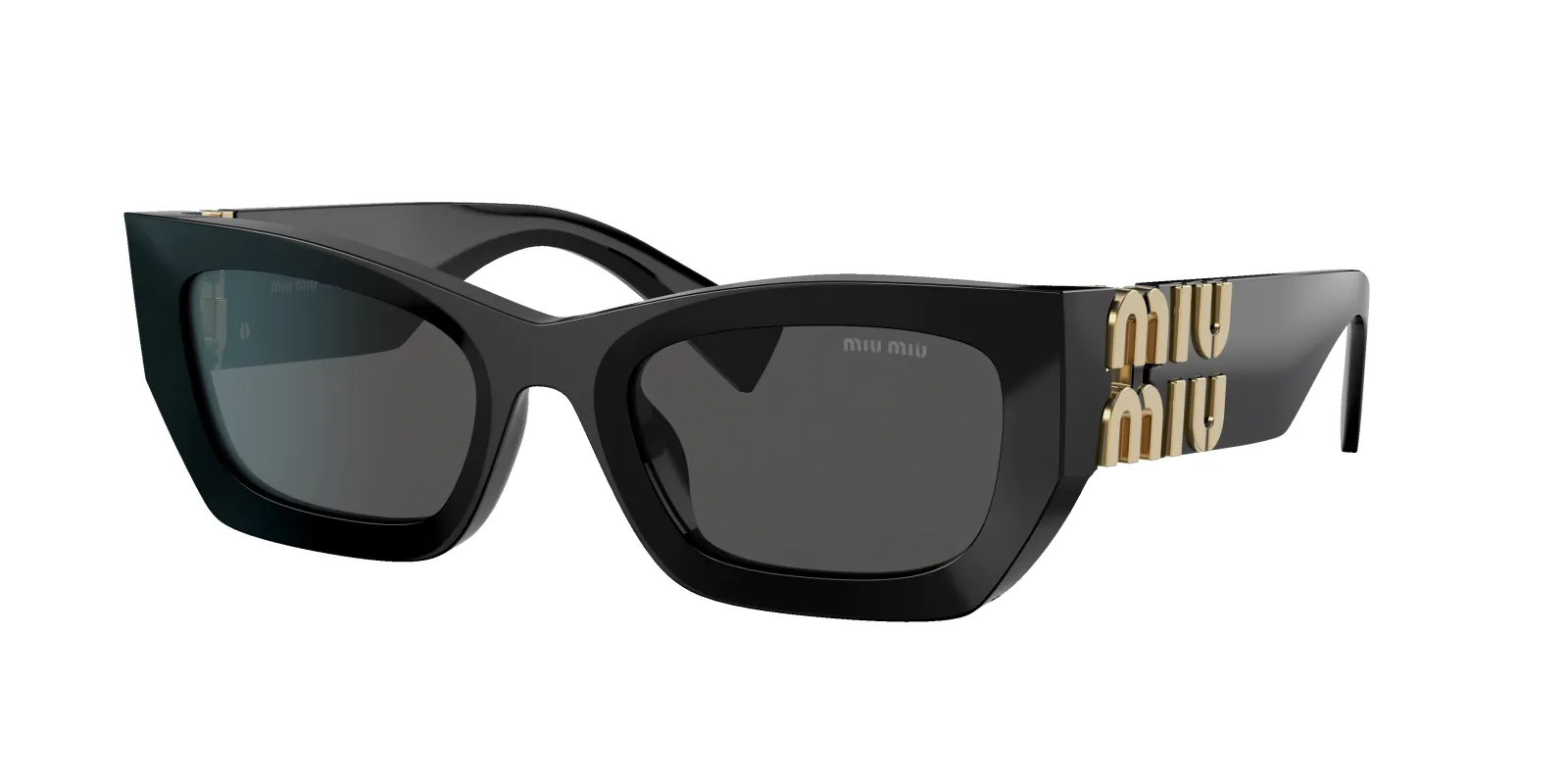 MIU MIU Woman Sunglasses MU 09WS Runway - Frame color: Black, Lens color: Dark Grey sold by Sunglass Hut