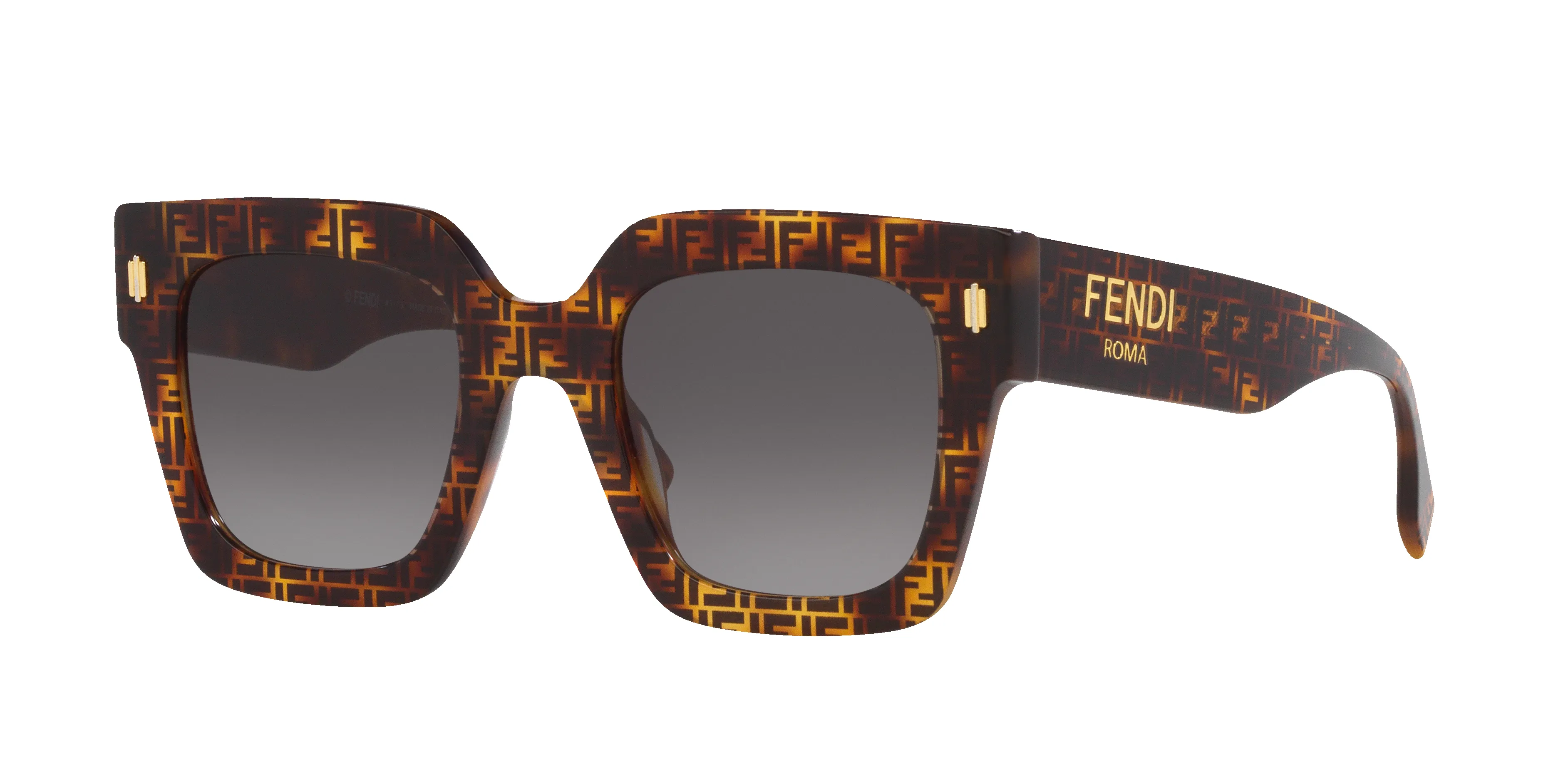 FENDI Woman Sunglasses Fendi Roma Fe40101I - Frame color: Tortoise, Lens color: Grey sold by Sunglass Hut