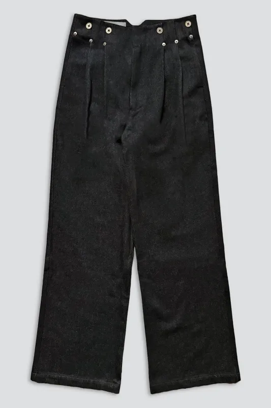 Black Denim Winslow Trouser made by Assembly New York
