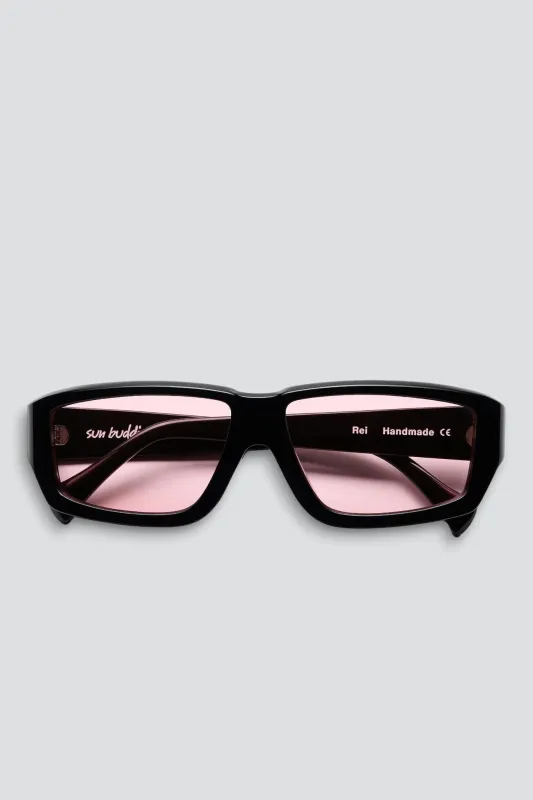 Acetate Rei - Black/Pink made by Sun Buddies