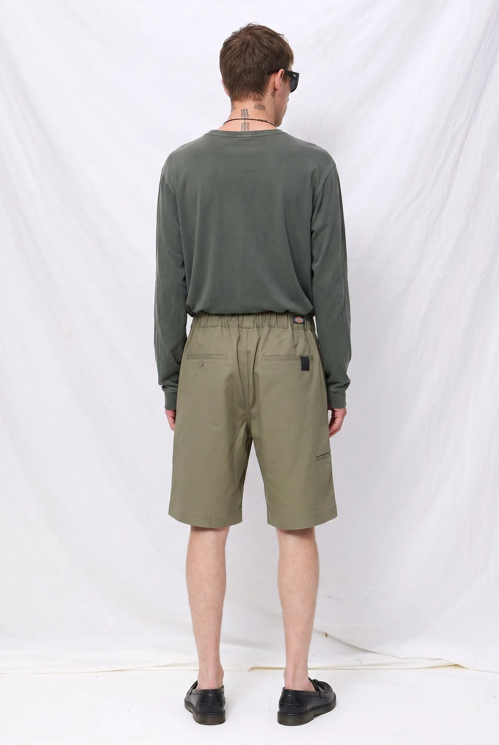 Khaki N. Hoolywood Compile x Dickies / 2 Tuck Half Pants sold by Assembly New York product image thumbnail 3