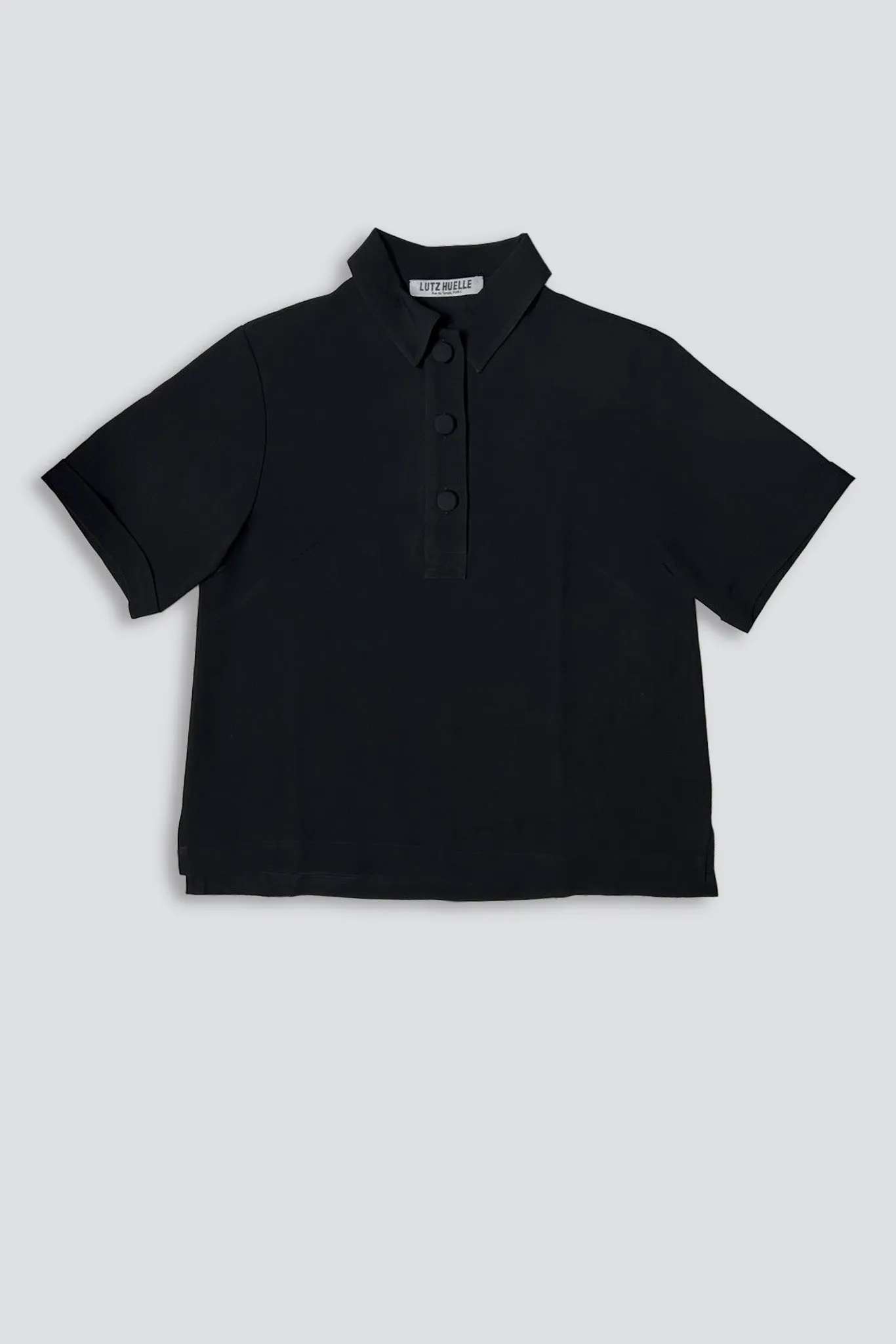 Black Polo Shirt sold by Assembly New York