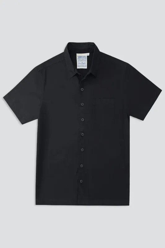 Black Padaro Shirt made by Jungmaven