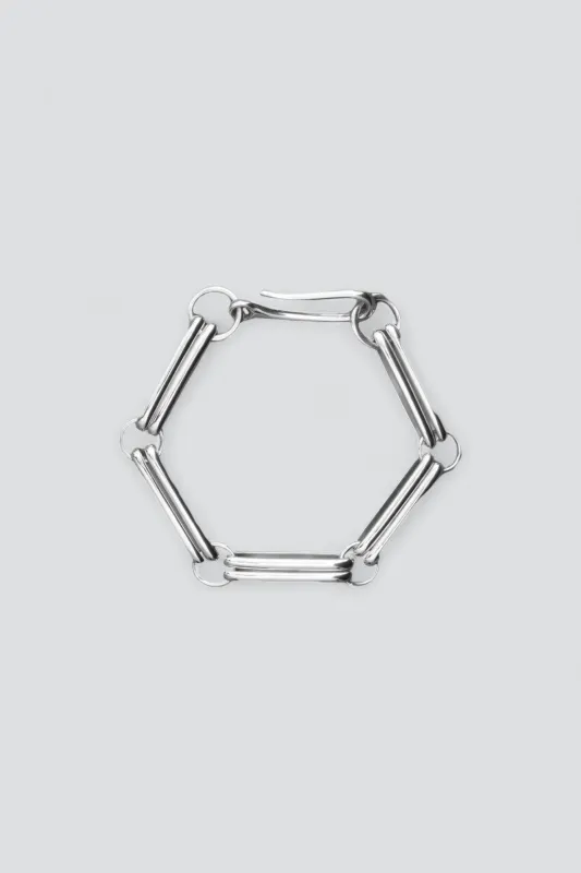 Sterling Silver Twin Link Bracelet made by Assembly New York