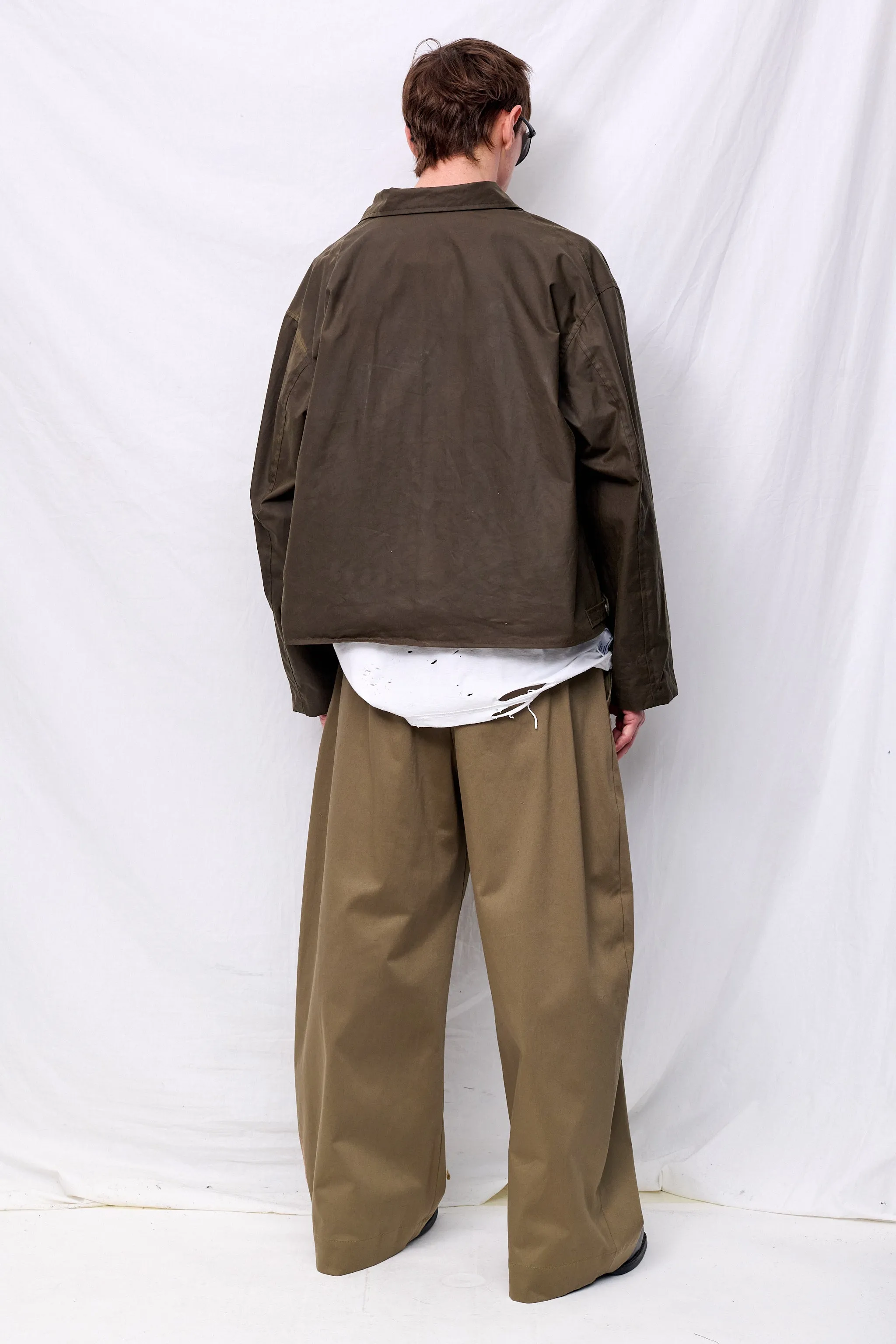 Brown Wax Pocket Zip Jacket sold by Assembly New York product image thumbnail 4
