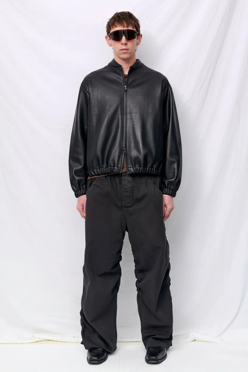 No.306 Black Leather Six Zipper Jacket sold by Assembly New York product image thumbnail 5