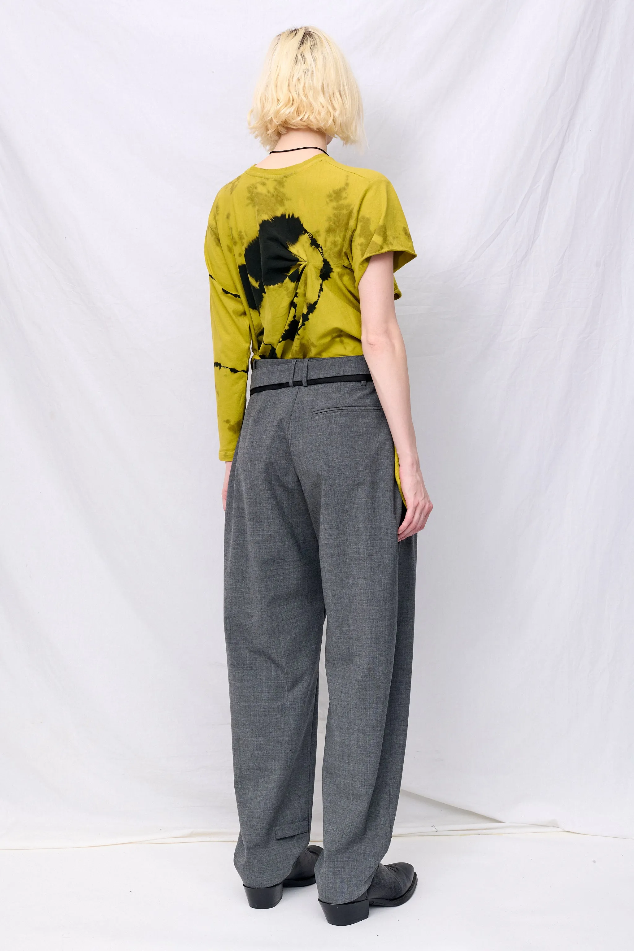 Grey Strapped Baggy Suit Pants sold by Assembly New York product image thumbnail 5