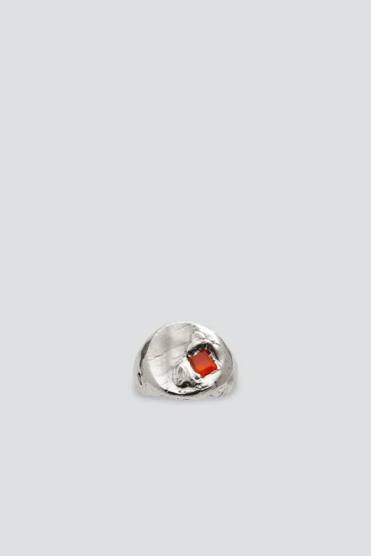 Silver Sello Norte Ring made by Simuero