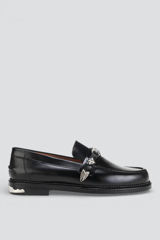Black Polido AJ826 Shoe made by TOGA