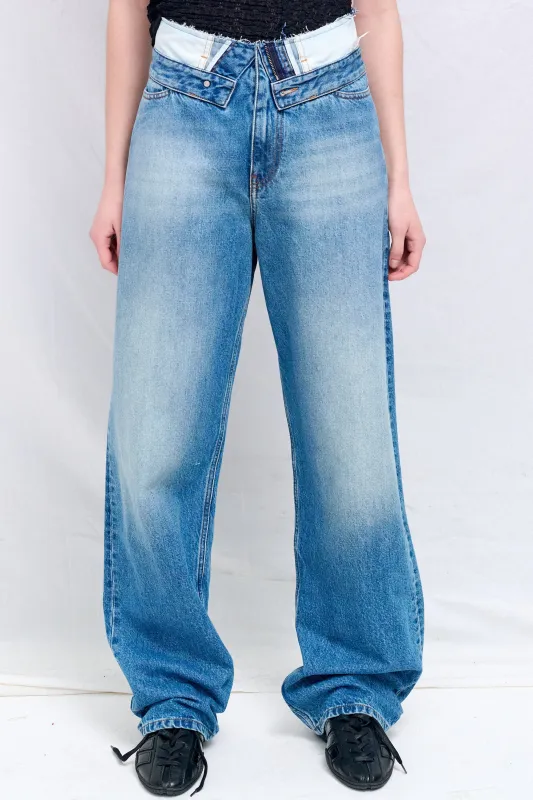 Light Blue Pants 5 Pocket made by Assembly New York