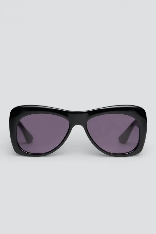 Acetate Black Nazim Sunglasses made by Port Tanger