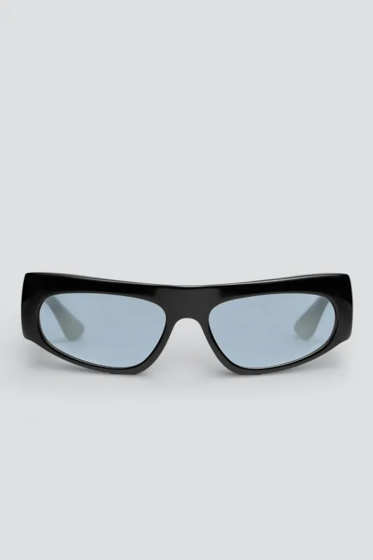 Acetate Black Elin Sunglasses made by Port Tanger