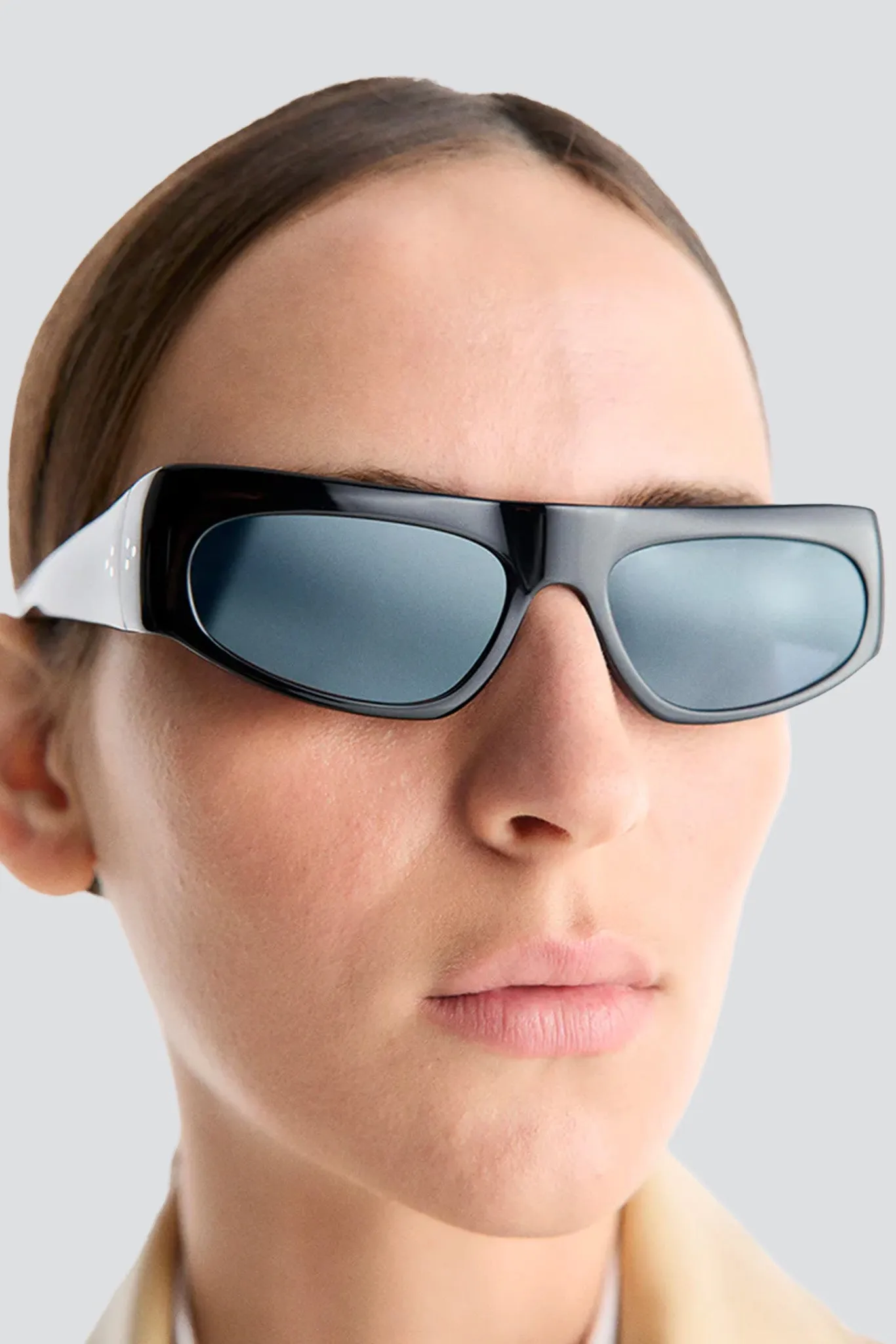 Acetate Black Elin Sunglasses sold by Assembly New York product image thumbnail 4