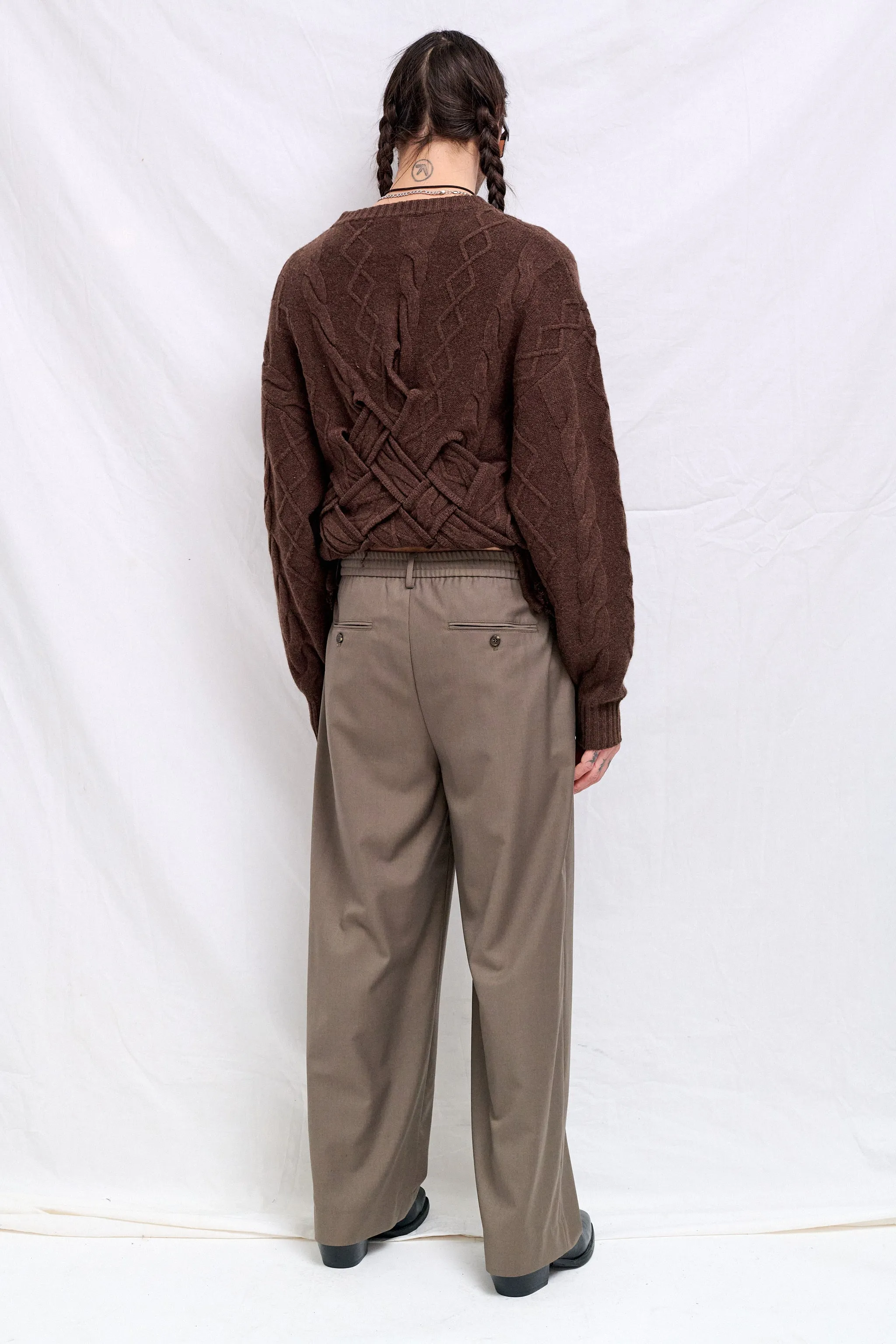 Dark Brown Mens Rue Sweater sold by Assembly New York product image thumbnail 3