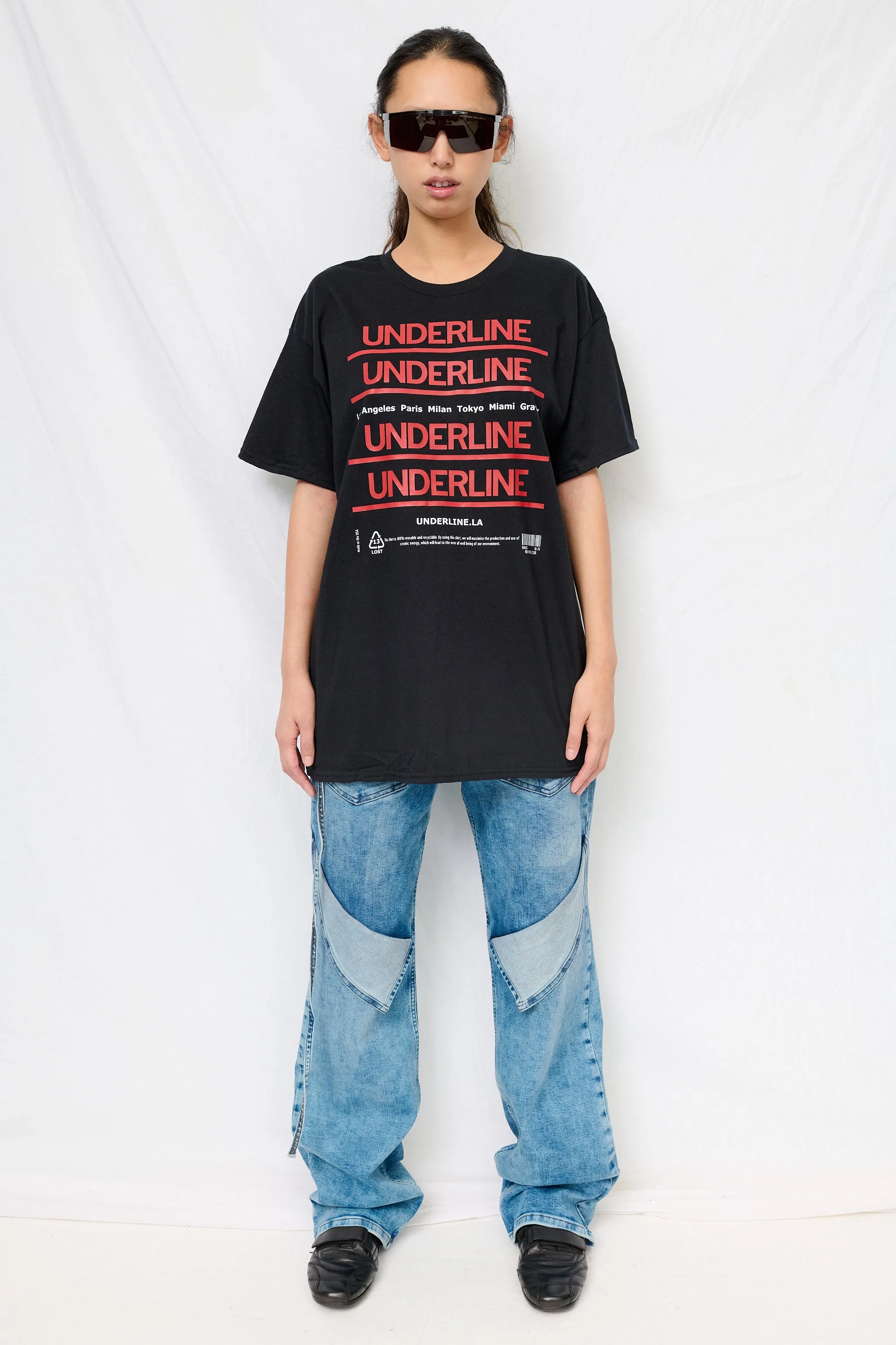 Black T-Shirt sold by Assembly New York product image thumbnail 3