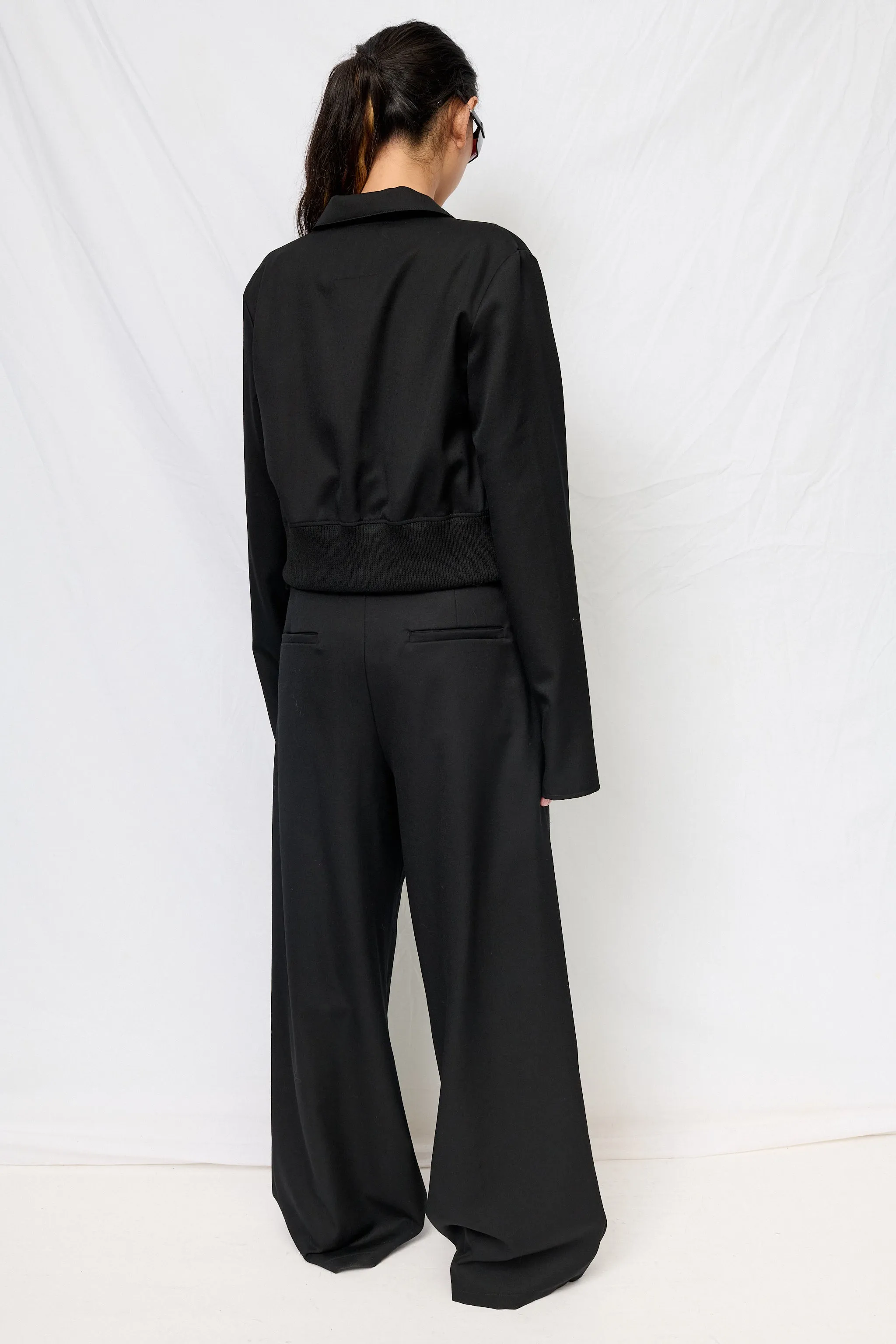 Black Suiting Bolero Jacket sold by Assembly New York product image thumbnail 5