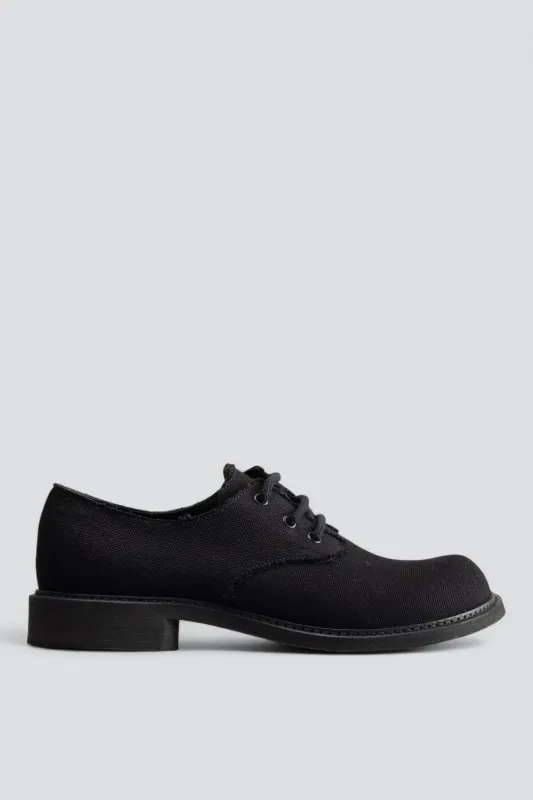 Black Canvas Derby made by Assembly New York