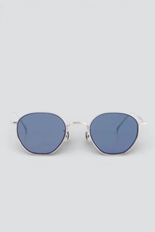 Dark Blue 163 Sunglasses made by Assembly New York