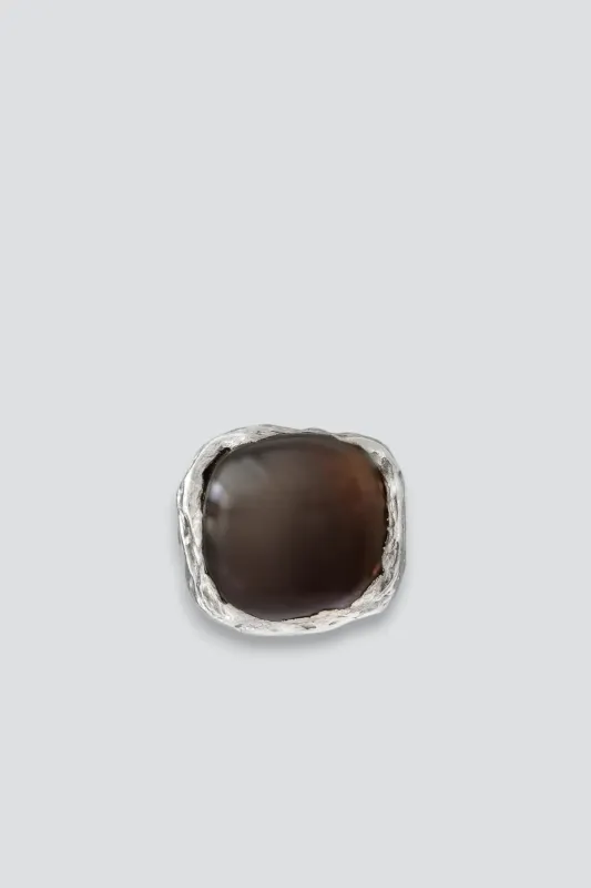 Silver/Brown Boya Ring made by Simuero