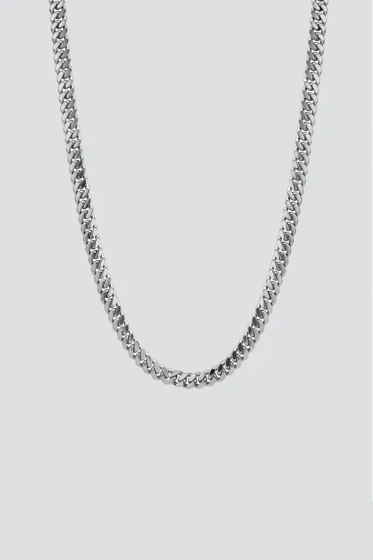 Sterling Silver 6.5mm Cuban Chain Necklace made by Miansai