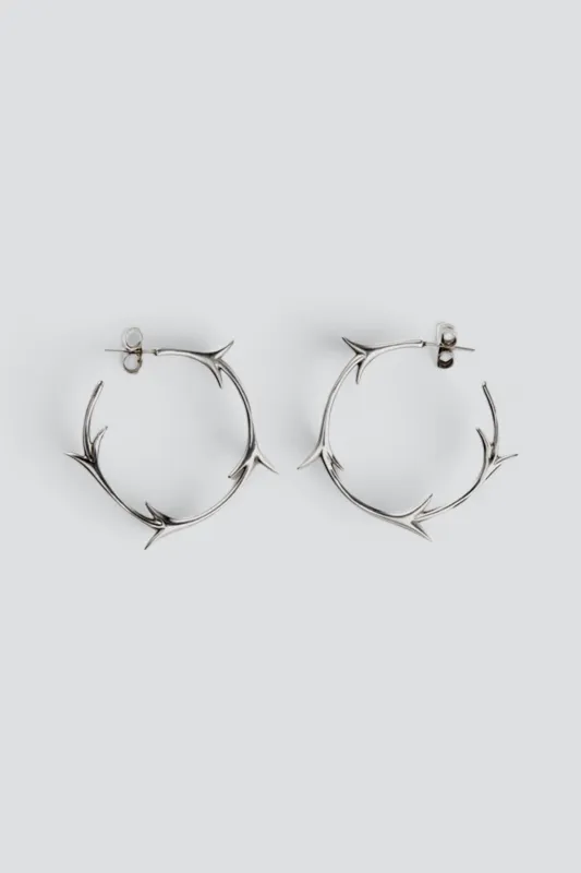 Silver Yedra Earrings made by Assembly New York