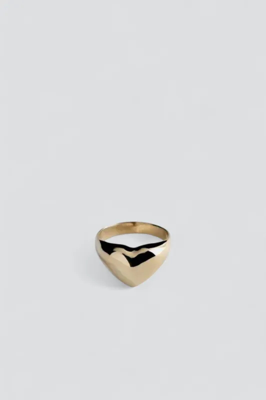 10K Gold Heart Ring made by Annika Inez