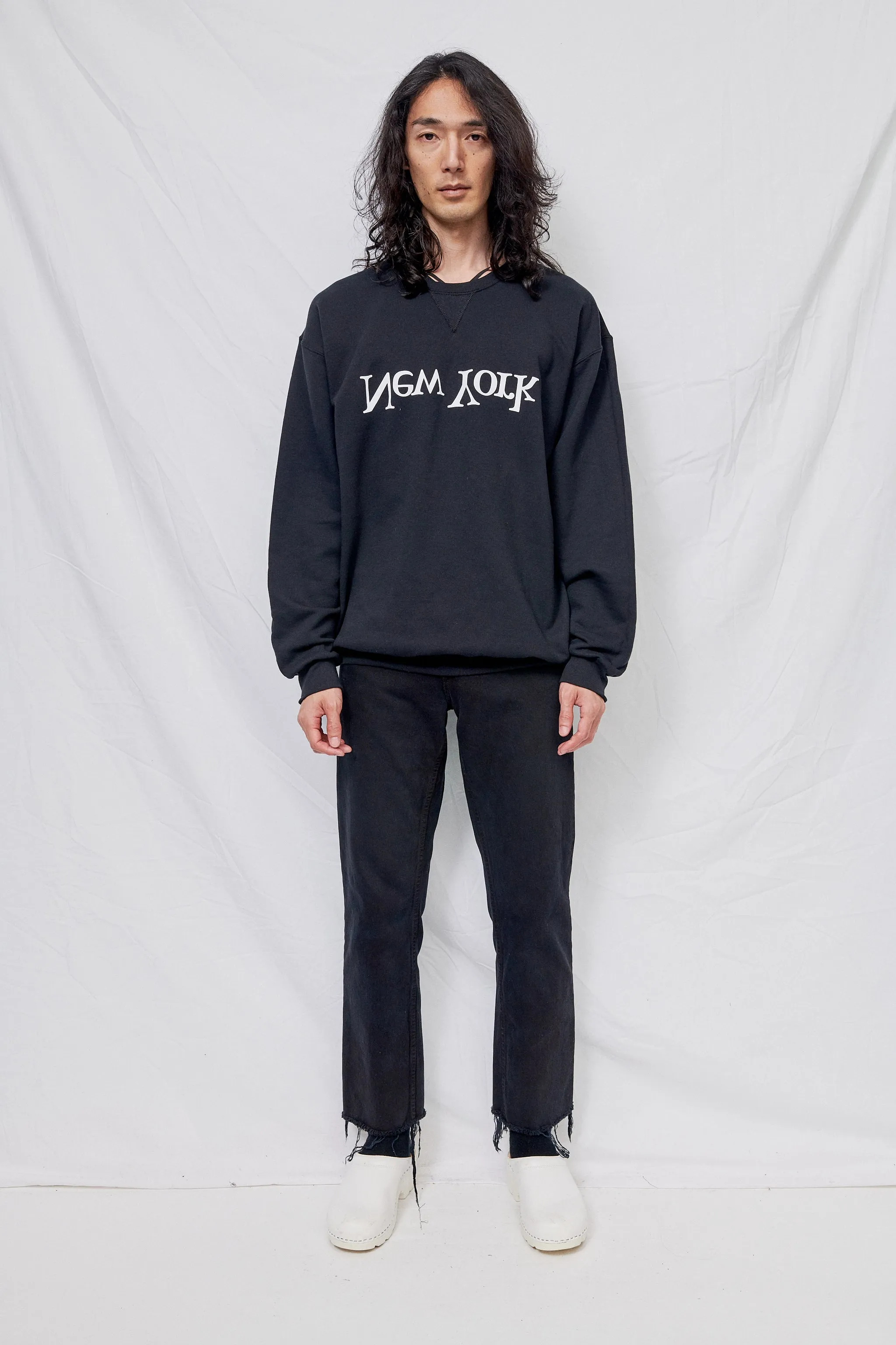 Black New York Logo Sweatshirt sold by Assembly New York product image thumbnail 2
