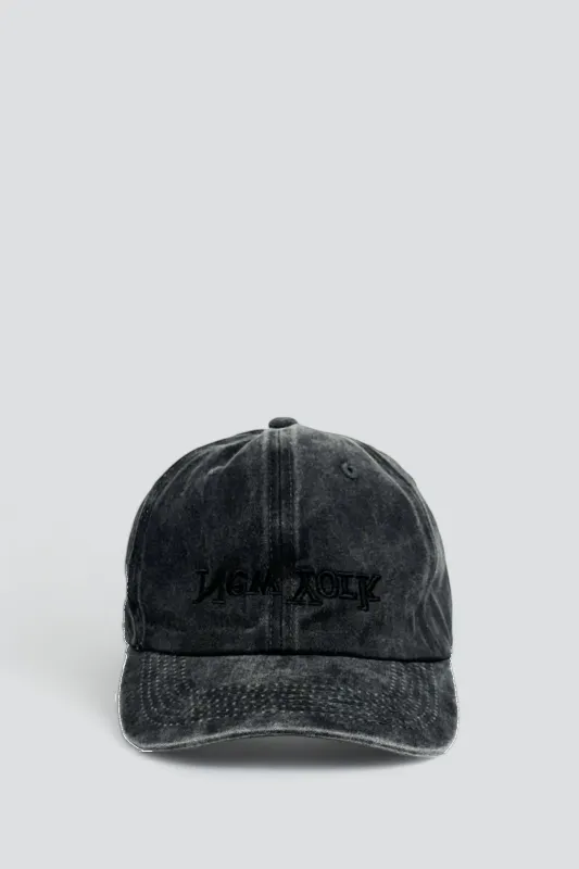 New York Embroidered Hat - Washed Black made by Assembly New York