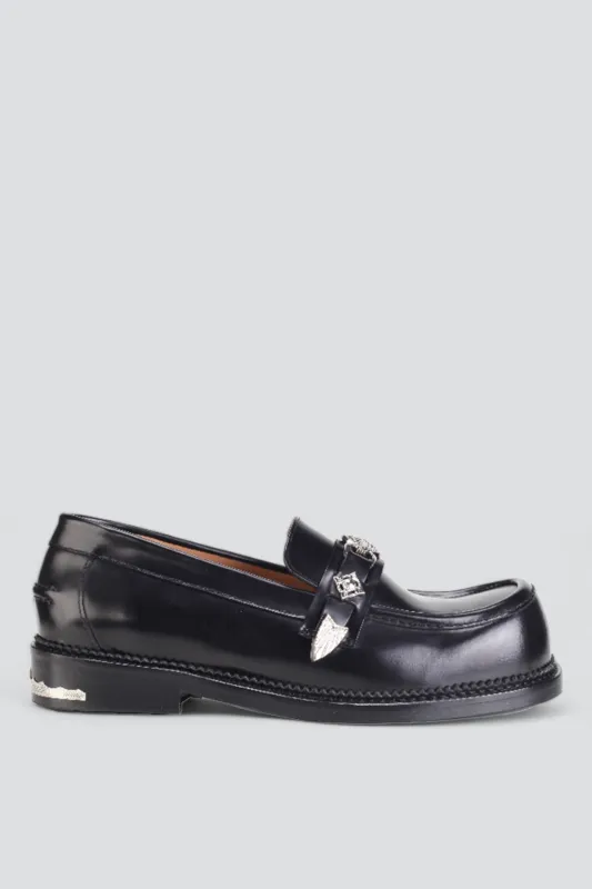 Black Metal Loafer made by TOGA Pulla