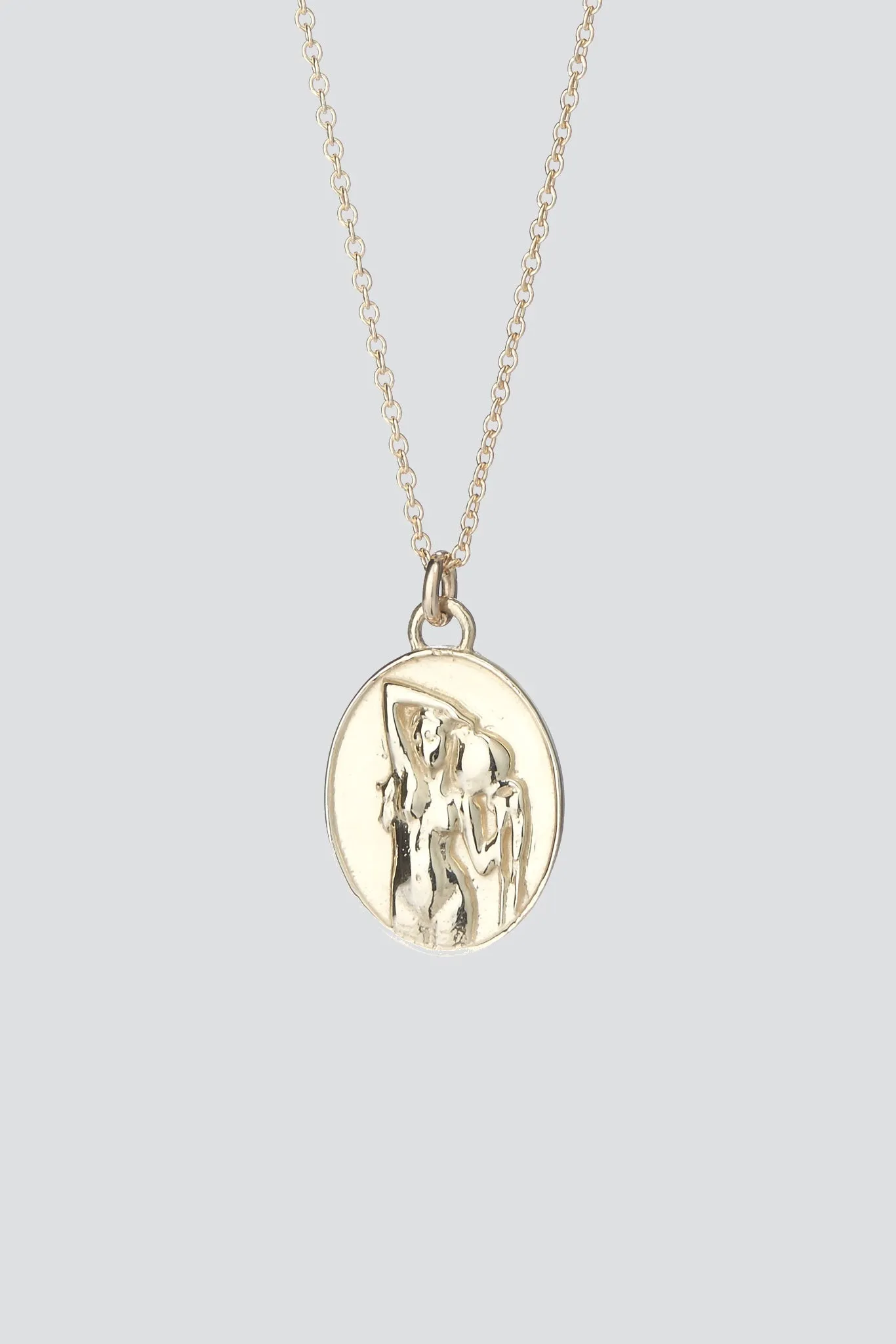 Gold Aquarius Necklace sold by Assembly New York