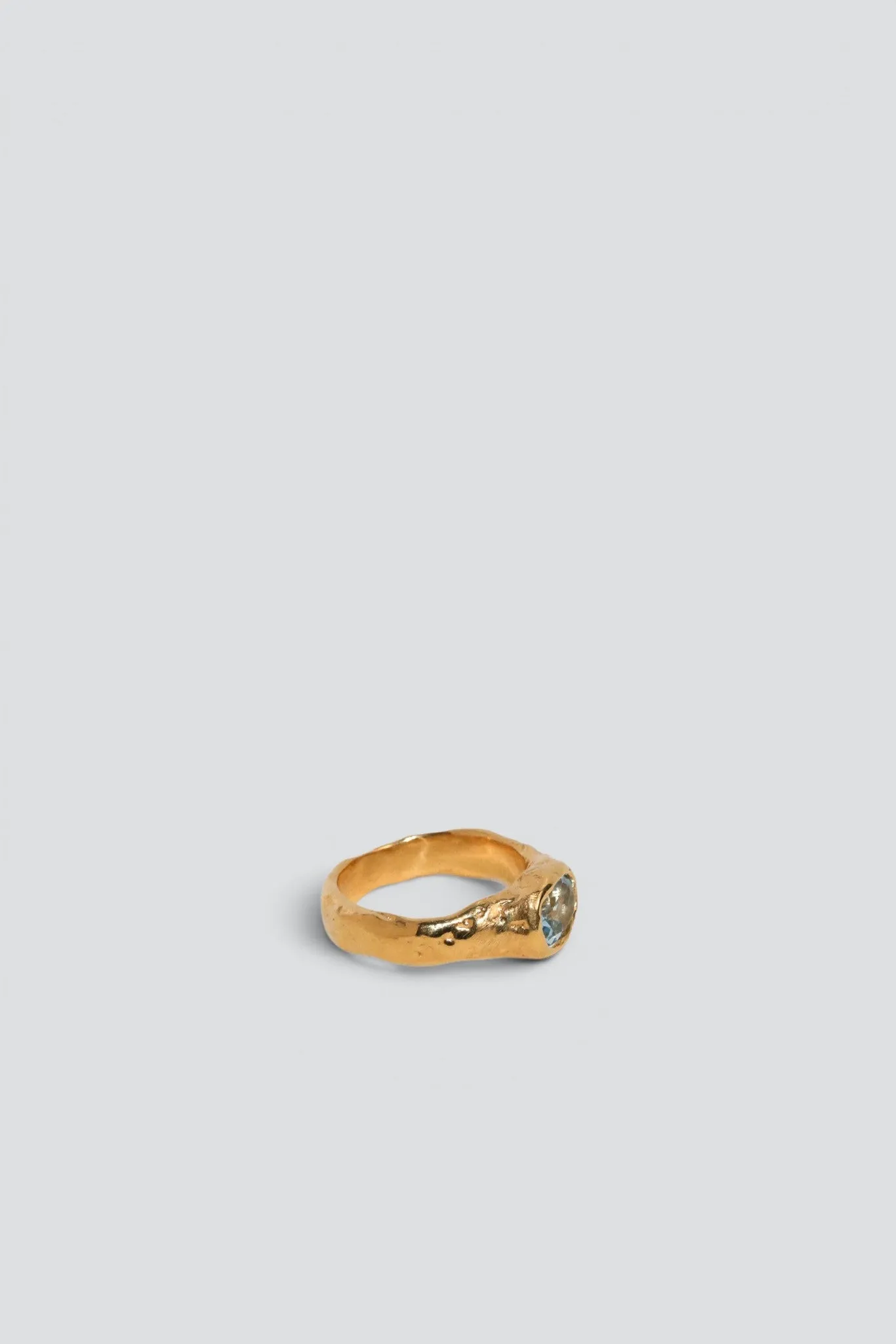 Gold/Blue Topaz Summer Ring sold by Assembly New York product image thumbnail 3