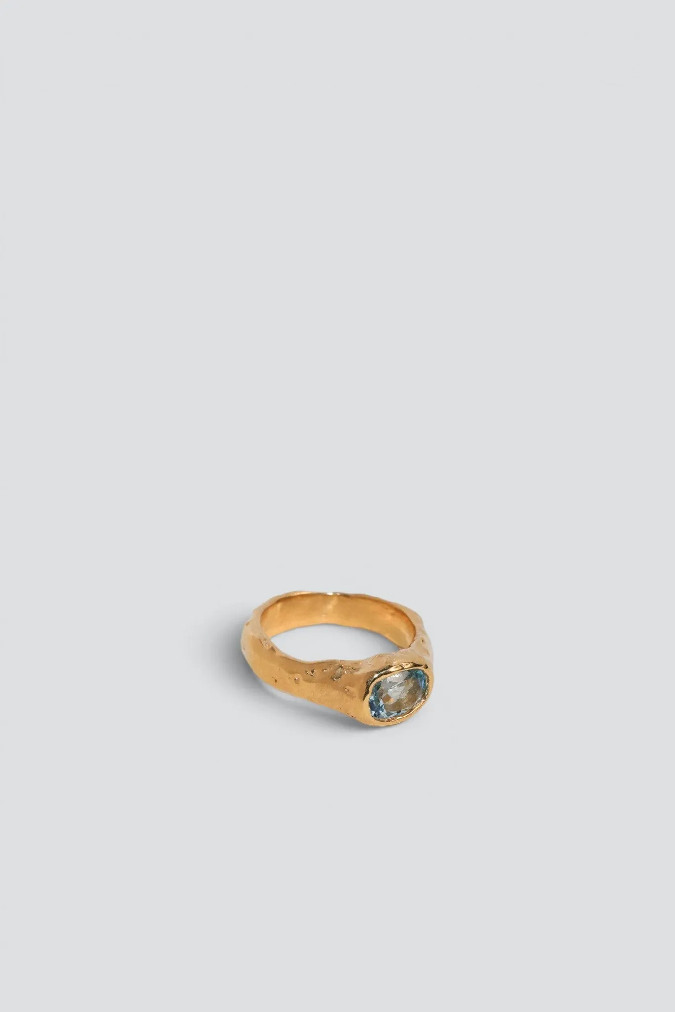 Gold/Blue Topaz Summer Ring sold by Assembly New York product image thumbnail 2