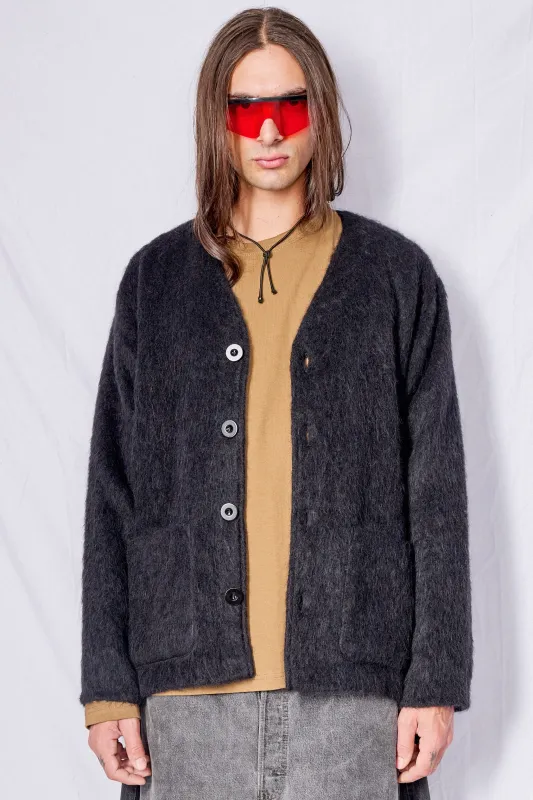 Black Mohair Cardigan made by Our Legacy