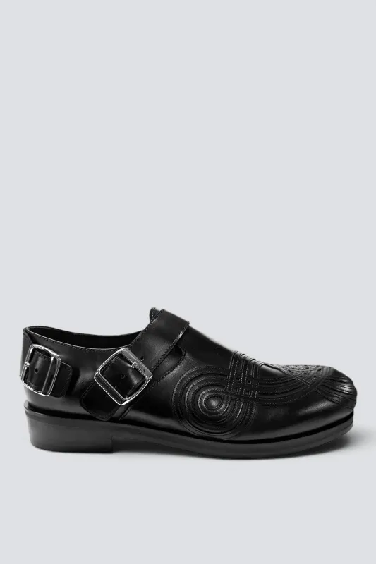 Black Polido Braided Biker Derby made by Stefan Cooke