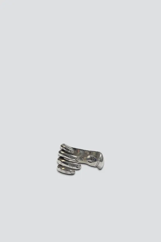 Sterling Silver Hand Ring made by Vintage