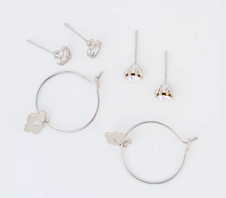 Multi pack earrings sold by Rage