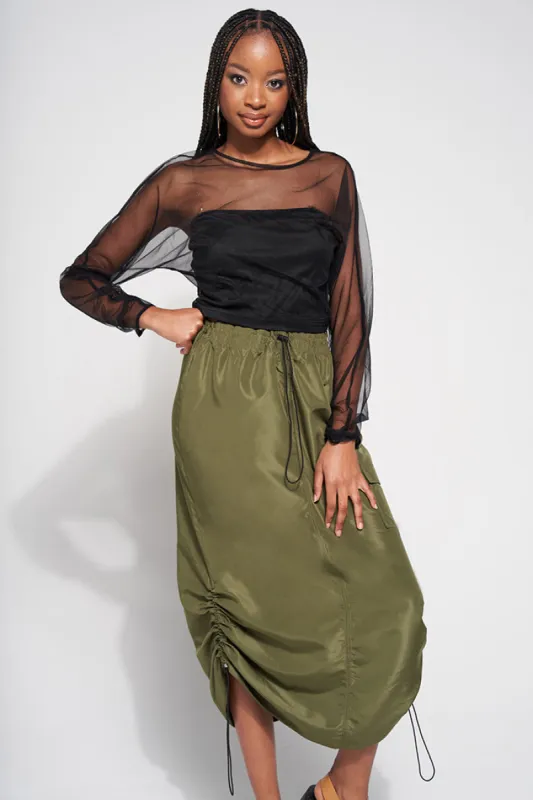 Cargo Maxi Skirt sold by Rage