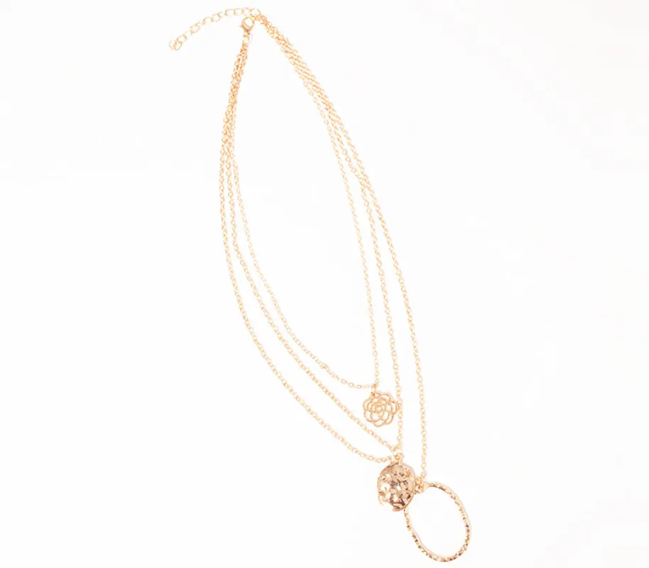 Mutli-Layered Necklace sold by Rage