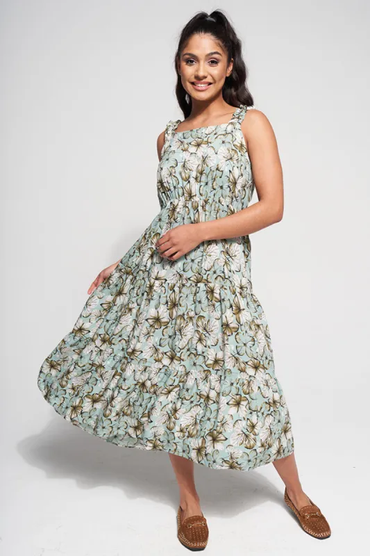 Tiered Midi Dress sold by Rage