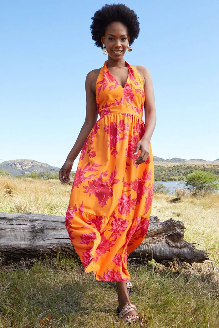 Halter Neck Maxi Dress sold by Rage