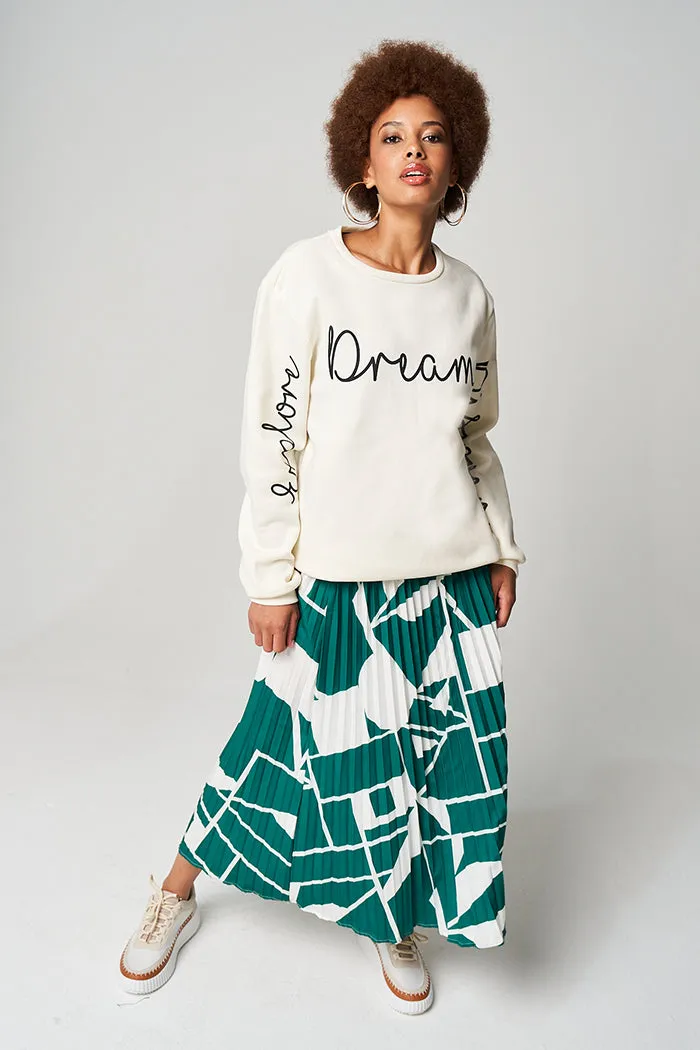 Pleated Midi Skirt sold by Rage