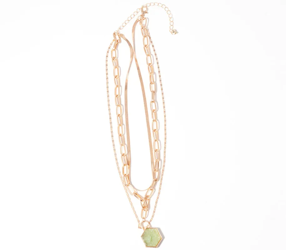 Mutli-Layered Necklace sold by Rage